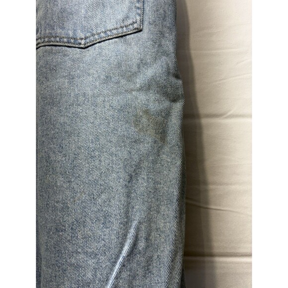 Wrangler Relaxed Fit Blue Light Wash Denim Shorts Jorts 8in Inseam Men’s 48 - Picture 3 of 7